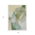 5' X 8' Artichoke Green And Taupe Abstract Washable Indoor Outdoor Area Rug