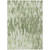 5' X 8' Green And Ivory Abstract Washable Indoor Outdoor Area Rug Transitional Style - Green, Ivory Color