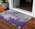 3' X 5' Purple Lilac And Eggplant Abstract Washable Indoor Outdoor Area Rug - Purple, Lilac, Eggplant