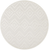 4' Ivory And White Geometric Indoor Outdoor Area Rug