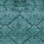 5' X 8' Teal Blue And Aqua Floral Washable Indoor Outdoor Area Rug Transitional Style - Teal Blue, Aqua Color