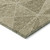 5' X 8' Khaki Brown And Beige Geometric Washable Indoor Outdoor Area Rug