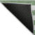 5' X 8' Green and White Striped Washable Indoor Outdoor Area Rug