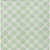 5' X 8' Mint Green And Ivory Polka Dot Washable Indoor Outdoor Area Rug