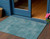 3' X 5' Teal Blue Washable Indoor Outdoor Area Rug