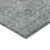 3' X 5' Pewter And Gray Floral Washable Indoor Outdoor Area Rug