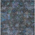 3' X 5' Teal Blue And Charcoal Floral Washable Indoor Outdoor Area Rug