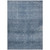 3' X 5' Blue And Ivory Geometric Washable Indoor Outdoor Area Rug - 880016702842