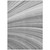 3' X 5' Gray Silver And Ivory Abstract Washable Indoor Outdoor Area Rug