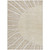 5' X 8' Beige And Khaki Abstract Washable Indoor Outdoor Area Rug