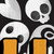 72" Black Orange And White Solid Wood Hey Boo Halloween Ghost Porch Sign