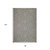8' x 10' Gray Geometric Stain Resistant Indoor Outdoor Area Rug