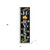 36" Black And Orange Solid Wood Harvest Leaves Porch Sign