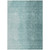 3' X 5' Teal Blue And Aqua Abstract Washable Indoor Outdoor Area Rug - Teal Blue, Aqua