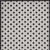 7' X 10' Black And White Geometric Indoor Outdoor Area Rug