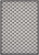 7' X 10' Black And White Geometric Indoor Outdoor Area Rug