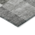 5' X 8' Pewter And Black Geometric Washable Indoor Outdoor Area Rug