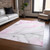 5' X 8' Gray and Pink Abstract Washable Non Skid Indoor Outdoor Area Rug - Gray, Pink