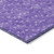 8' Runner Purple Geometric Washable Non Skid Indoor Outdoor Runner Rug