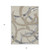 3' X 5' Beige Ivory And Gray Abstract Washable Indoor Outdoor Area Rug