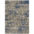 5' X 8' Navy Blue And Beige Geometric Washable Indoor Outdoor Area Rug - Navy Blue, Beige