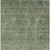 5' X 8' Olive Green And Beige Floral Washable Indoor Outdoor Area Rug - Olive Green, Beige