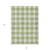 5' X 8' Artichoke Green And Gray Plaid Washable Indoor Outdoor Area Rug