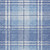 5' X 8' Denim Blue And Ivory Plaid Washable Indoor Outdoor Area Rug - 606114999393