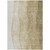 3' X 5' Taupe Beige And Ivory Ombre Washable Indoor Outdoor Area Rug