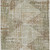 5' X 8' Fern Green And Beige Geometric Washable Indoor Outdoor Area Rug