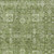 3' X 5' Artichoke Green And Ivory Oriental Washable Indoor Outdoor Area Rug