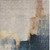 3' X 5' Taupe Black And Blue Abstract Washable Indoor Outdoor Area Rug