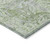 5' X 8' Mint Green And Gray Damask Washable Indoor Outdoor Area Rug