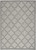 6' X 9' Gray Geometric Flatweave Area Rug