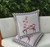 Set of Two 18" Purple Deer Indoor Outdoor Throw Pillow Cover and Insert