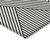 3' X 5' White And Black Geometric Washable Indoor Outdoor Area Rug