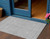 3' X 5' Gray Silver And Ivory Floral Washable Indoor Outdoor Area Rug