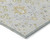 3' X 5' Silver Gray And Gold Oriental Washable Indoor Outdoor Area Rug