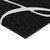 5' X 8' Black And Ivory Abstract Washable Indoor Outdoor Area Rug Transitional Style - Black, Ivory Color