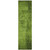 8' Runner Green Abstract Washable Non Skid Indoor Outdoor Runner Rug - 608219313869