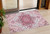 3' X 5' Pink Ivory And Gray Oriental Washable Indoor Outdoor Area Rug
