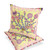 Set of Two 16" X 16" Yellow and Peach Peacock Blown Seam Floral Indoor Outdoor Throw Pillow - 606114842002