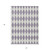 5' X 8' Purple And Lilac Geometric Washable Indoor Outdoor Area Rug