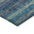 3' X 5' Blue And Gray Striped Washable Indoor Outdoor Area Rug - Blue, Gray