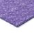 3' X 5' Purple Geometric Washable Non Skid Indoor Outdoor Area Rug