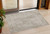 3' X 5' Taupe And Beige Geometric Washable Indoor Outdoor Area Rug