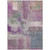 5' X 8' Lavender And Purple Abstract Washable Indoor Outdoor Area Rug Transitional Style - Lavender, Purple Color