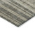 5' X 8' Taupe And Dark Gray Striped Washable Indoor Outdoor Area Rug
