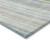 3' X 5' Ivory Blue And Green Striped Washable Indoor Outdoor Area Rug