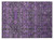 2' X 3' Purple and Green Floral Washable Non Skid Indoor Outdoor Area Rug - Purple, Green